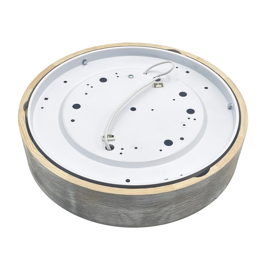 Brilagi - Lampa sufitowa PINO 2xE27/15W/230V sosna/srebrna śr. 37,5 cm