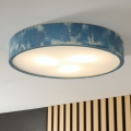Brilagi - Lampa sufitowa PINO 3xE27/15W/230V sosna/niebieska śr. 47,5 cm