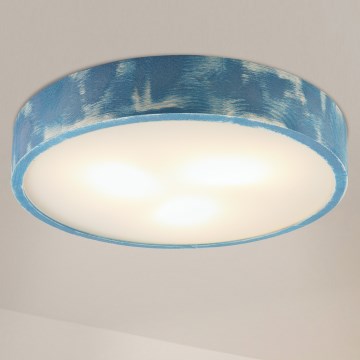 Brilagi - Lampa sufitowa PINO 3xE27/15W/230V sosna/niebieska śr. 47,5 cm