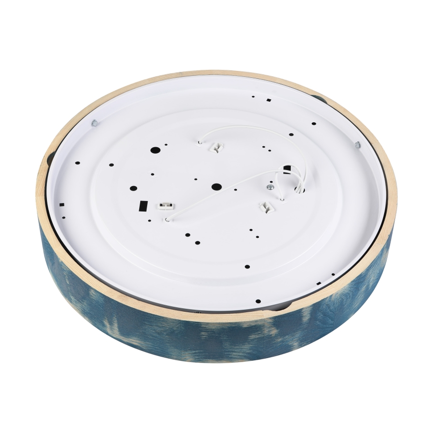 Brilagi - Lampa sufitowa PINO 3xE27/15W/230V sosna/niebieska śr. 47,5 cm