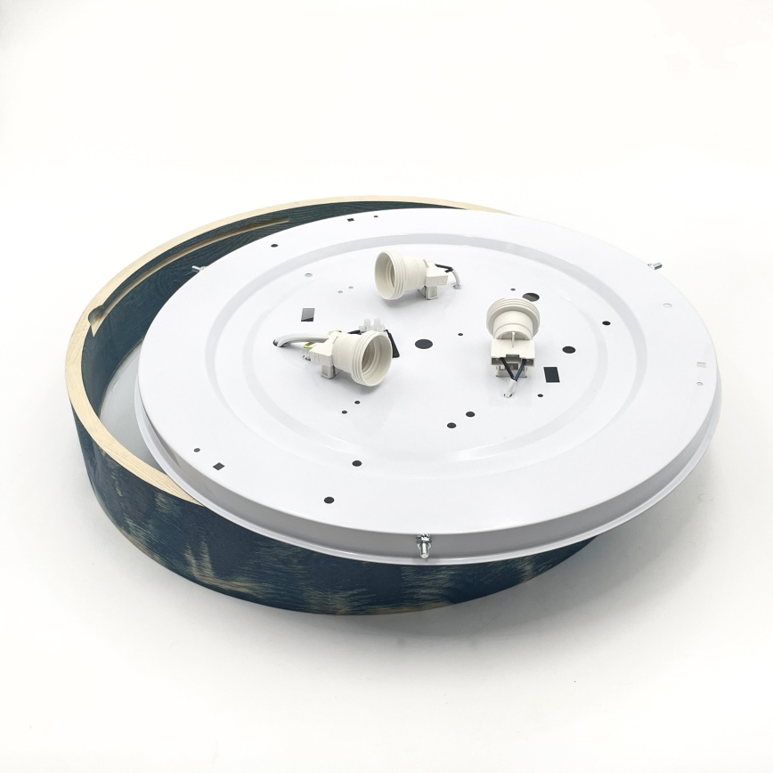 Brilagi - Lampa sufitowa PINO 3xE27/15W/230V sosna/niebieska śr. 47,5 cm