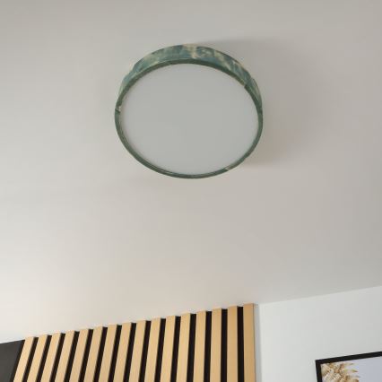 Brilagi - Lampa sufitowa PINO 3xE27/15W/230V sosna/zielony śr. 47,5 cm