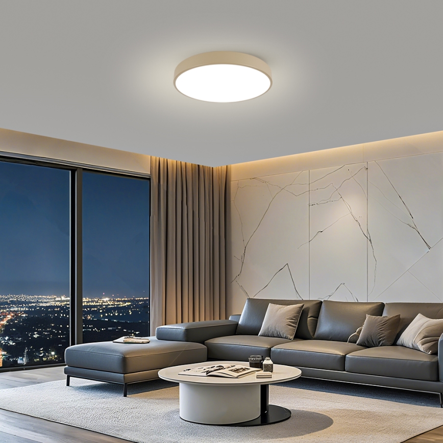 Brilagi - Oprawa sufitowa LED POOL LED/60W/230V 3000/4500/6000K śr. 60 cm beżowa