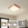 Brilagi - Lampa sufitowa POOL SQUARE LED/36W/230V 3000/4000/6000K 40x40 cm brązowa