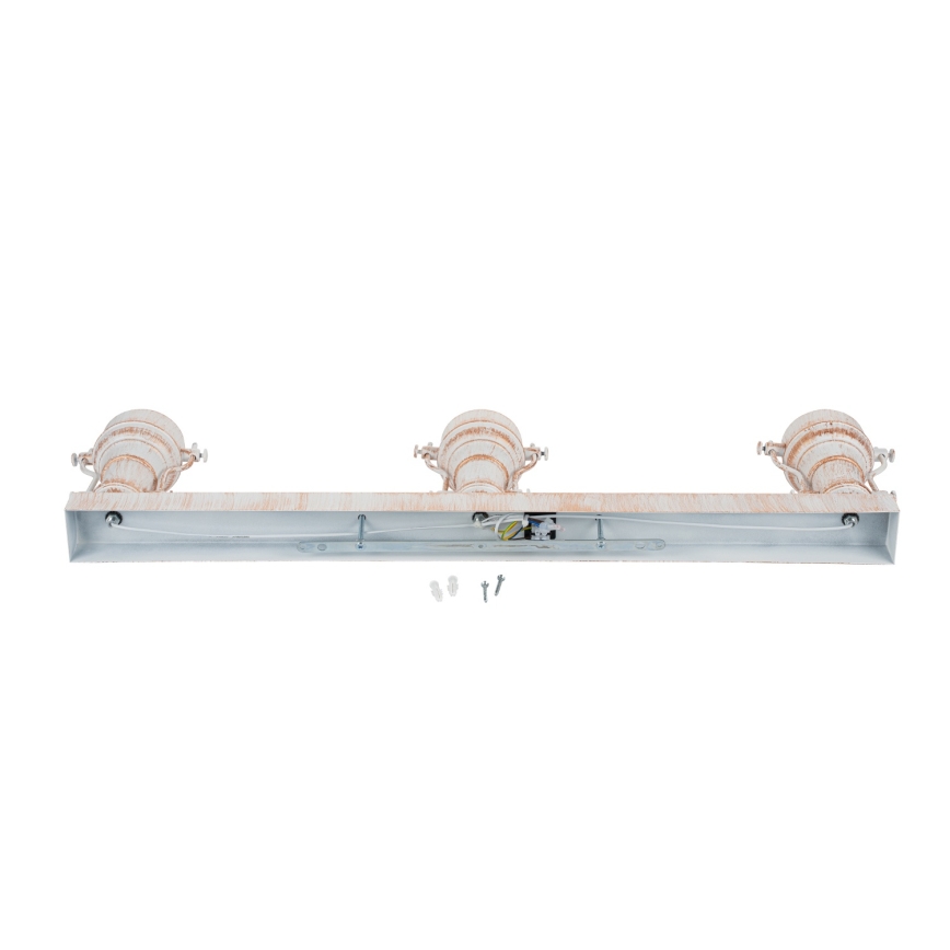 Brilagi - Lampa sufitowa PYRONIC 3xE27/40W/230V kremowa/patyna
