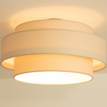 Brilagi - Lampa sufitowa RESNA 1xE27/60W/230V śr. 40 cm beżowa