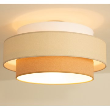 Brilagi - Lampa sufitowa RESNA 1xE27/60W/230V, średnica 40 cm, kremowa/beżowa