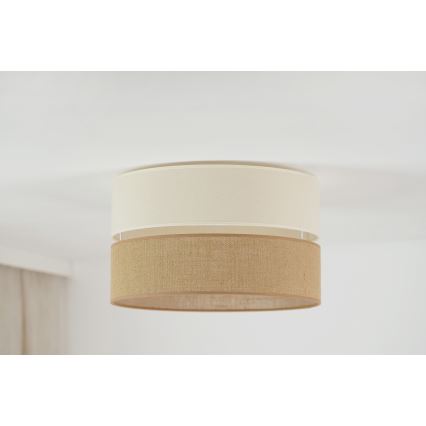 Brilagi - Lampa sufitowa ROYAL YUTE 1xE27/15W/230V śr. 40 cm beżowo-kremowa