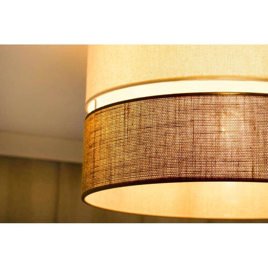 Brilagi - Lampa sufitowa ROYAL YUTE 1xE27/15W/230V śr. 40 cm beżowo-kremowa