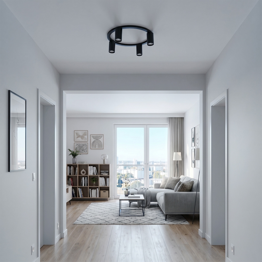 BRILAGI - Lampa sufitowa SELE 4xGU10/30W/230V czarna