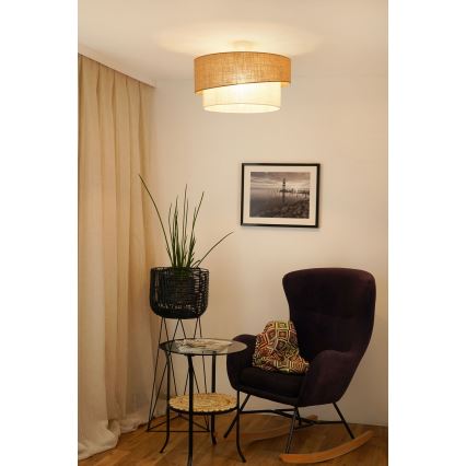 Brilagi - Lampa sufitowa SHINE 1xE27/15W/230V śr. 50 cm beżowo-kremowa