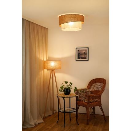 Brilagi - Lampa sufitowa SHINE 1xE27/15W/230V śr. 50 cm beżowa/kremowa