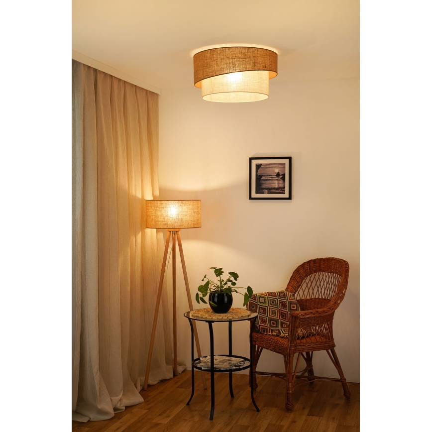 Brilagi - Lampa sufitowa SHINE 1xE27/15W/230V śr. 50 cm beżowa/kremowa
