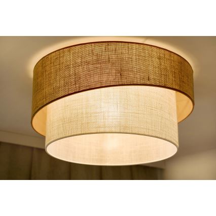 Brilagi - Lampa sufitowa SHINE 1xE27/15W/230V śr. 50 cm beżowa/kremowa