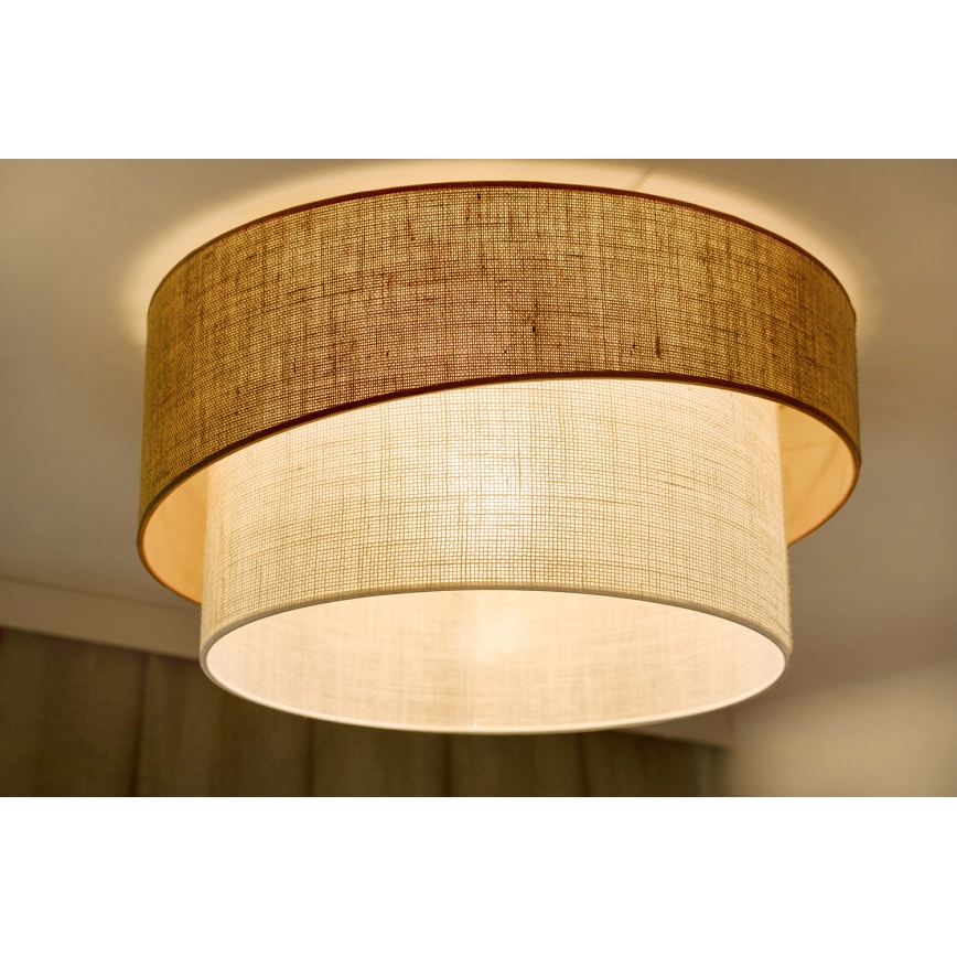 Brilagi - Lampa sufitowa SHINE 1xE27/15W/230V śr. 50 cm beżowa/kremowa