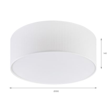 Brilagi - Lampa sufitowa SIRIJA MODERN 2xE27/60W/230V śr. 35 cm biała