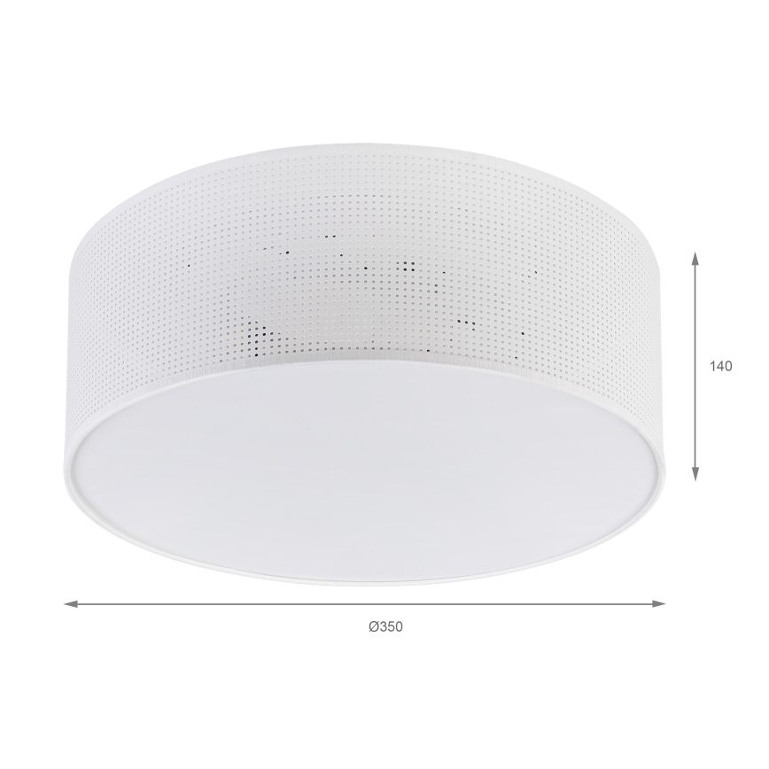 Brilagi - Lampa sufitowa SIRIJA MODERN 2xE27/60W/230V śr. 35 cm biała