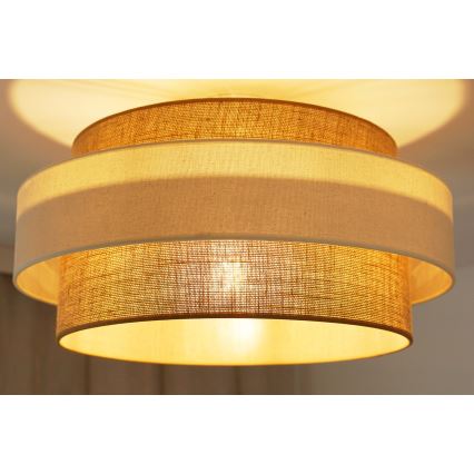 Brilagi - Plafon SPACE LIGHT 1xE27/15W/230V śr. 50 cm beżowy/kremowy