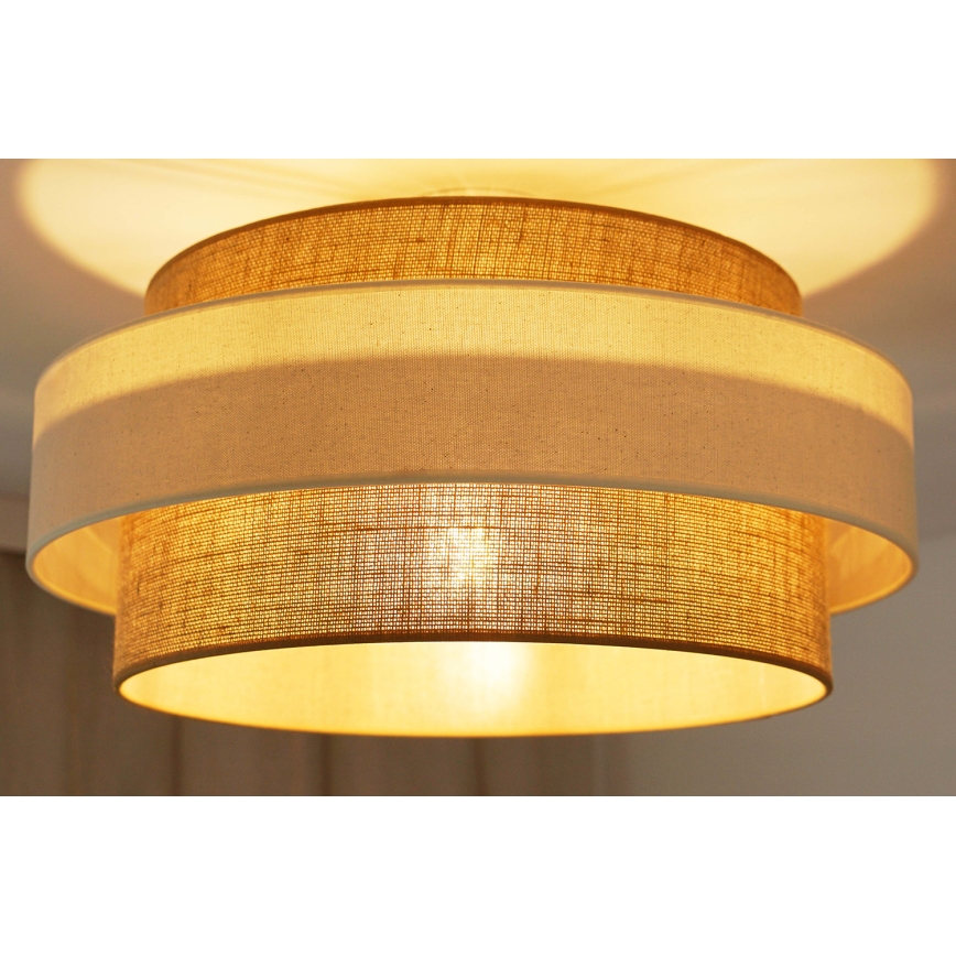 Brilagi - Plafon SPACE LIGHT 1xE27/15W/230V śr. 50 cm beżowy/kremowy