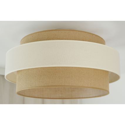 Brilagi - Plafon SPACE LIGHT 1xE27/15W/230V śr. 50 cm beżowy/kremowy