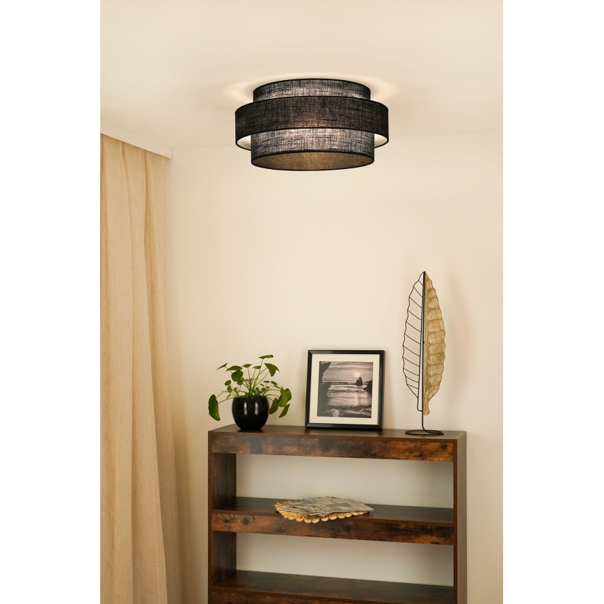 Brilagi - Lampa sufitowa SPACE YUTE LED/12W/230V śr. 50 cm 3000K/4000K/6400K czarna