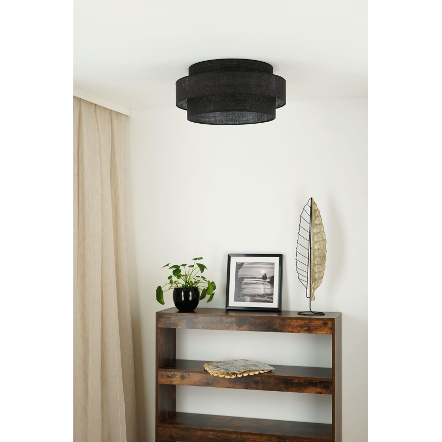Brilagi - Lampa sufitowa SPACE YUTE LED/12W/230V śr. 50 cm 3000K/4000K/6400K czarna