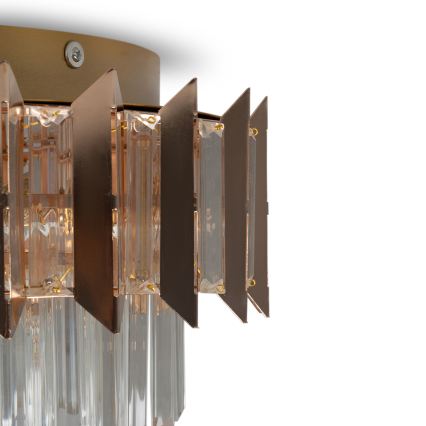 BRILAGI - Lampa sufitowa SPECTRA 5xE14/40W/230V śr. 48 cm złota