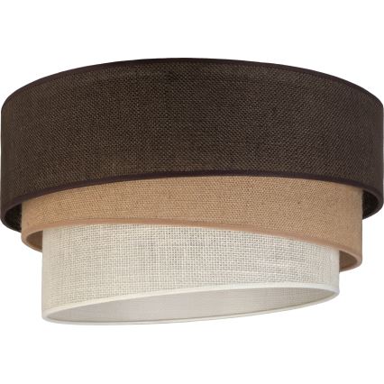 Brilagi - Lampa sufitowa TRIO 3xE27/60W/230V Ø 60 cm brązowa/beżowa/biała