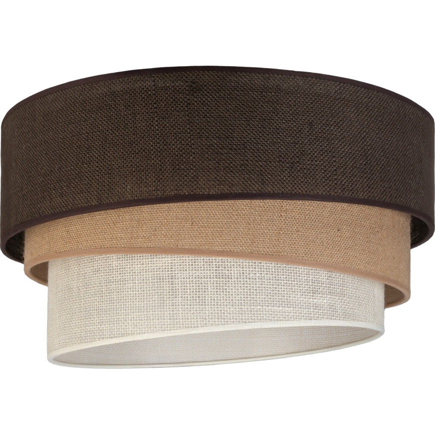 Brilagi - Lampa sufitowa TRIO 3xE27/60W/230V Ø 60 cm brązowa/beżowa/biała