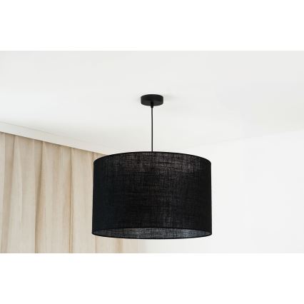 Brilagi - Lampa wisząca na linkach TUBES ROLLER 1xE27/15W/230V śr. 50 cm czarna