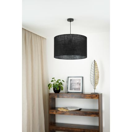 Brilagi - Lampa wisząca na linkach TUBES ROLLER 1xE27/15W/230V śr. 50 cm czarna