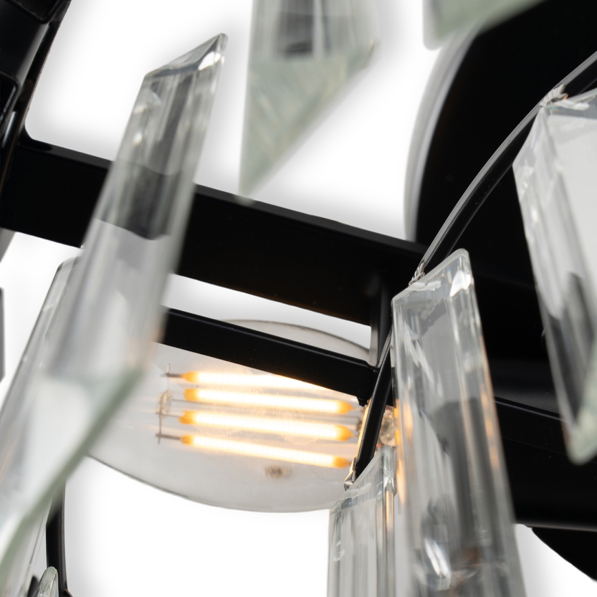 BRILAGI - Lampa sufitowa VERVE 4xE14/40W/230V Ø 40 cm czarna