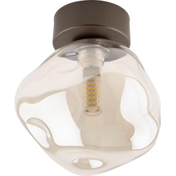 Brilagi - Lampa sufitowa VULCANO 1xG9/8W/230V brązowa/dymna beżowa