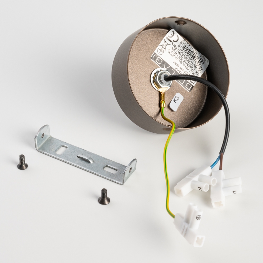 BRILAGI - Lampa sufitowa VULCANO 1xG9/8W/230V brązowa/dymny beż