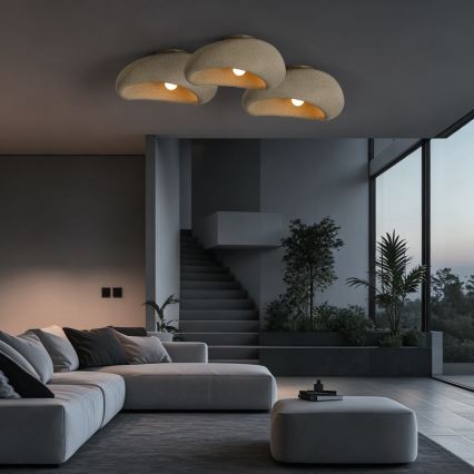 BRILAGI - Lampa sufitowa WABI SABI 1xE27/60W/230V śr. 40 cm beżowa