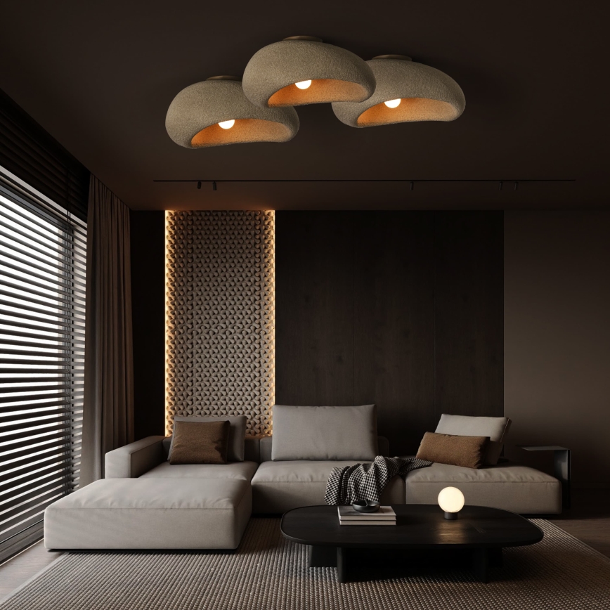 BRILAGI - Lampa sufitowa WABI SABI 1xE27/60W/230V śr. 40 cm beżowa