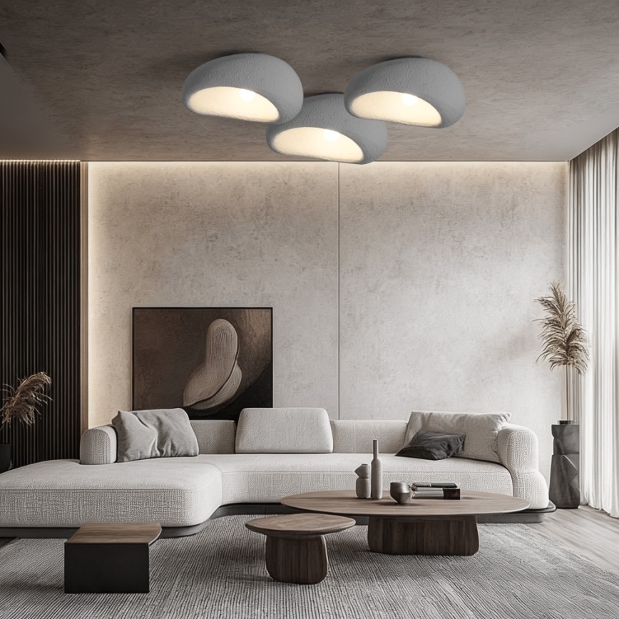 BRILAGI - Lampa sufitowa WABI SABI 1xE27/60W/230V śr. 40 cm szara