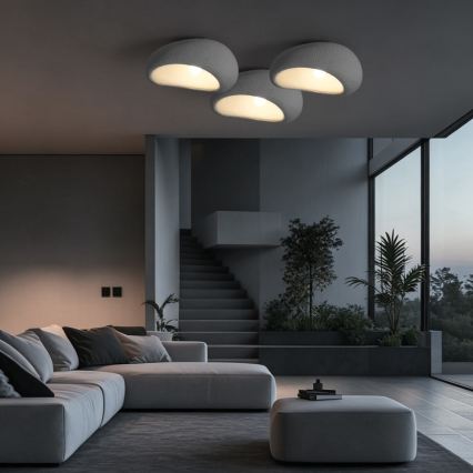 BRILAGI - Lampa sufitowa WABI SABI 1xE27/60W/230V śr. 40 cm szara