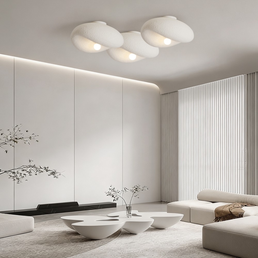 BRILAGI - Lampa sufitowa WABI SABI 1xE27/60W/230V średnica 40 cm biała