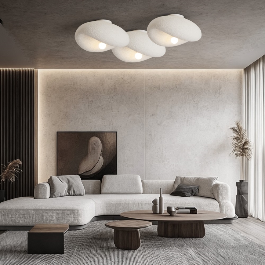 BRILAGI - Lampa sufitowa WABI SABI 1xE27/60W/230V średnica 40 cm biała