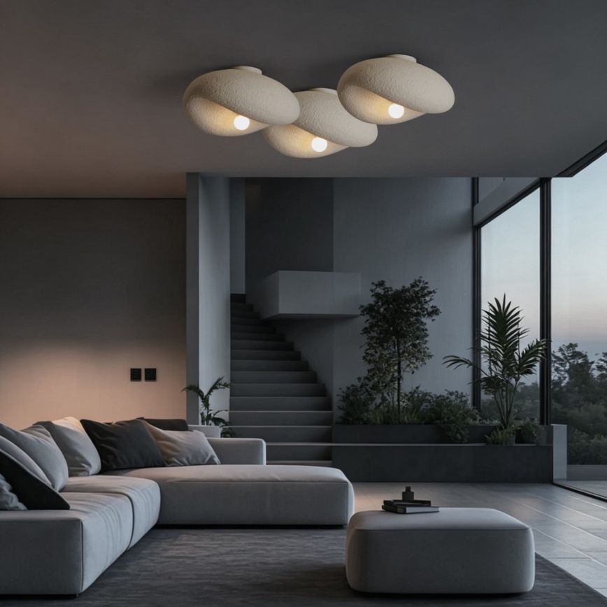 BRILAGI - Lampa sufitowa WABI SABI 1xE27/60W/230V średnica 40 cm biała