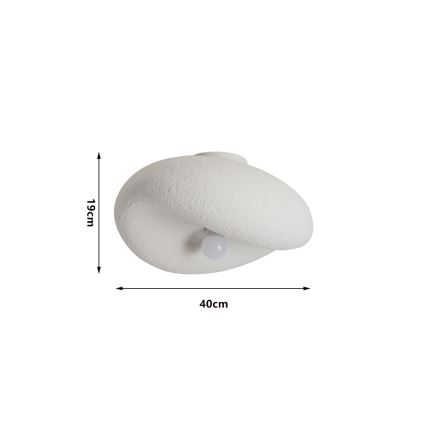 BRILAGI - Lampa sufitowa WABI SABI 1xE27/60W/230V średnica 40 cm biała