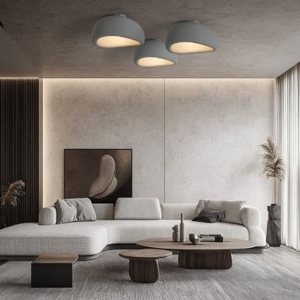 BRILAGI - Lampa sufitowa WABI SABI 1xE27/60W/230V średnica 40 cm szara