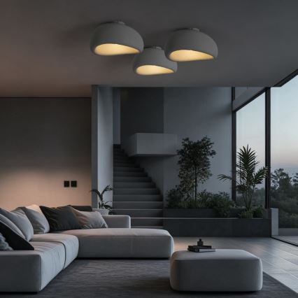 BRILAGI - Lampa sufitowa WABI SABI 1xE27/60W/230V średnica 40 cm szara