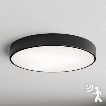 Brilagi - Lampa sufitowa z czujnikiem CLARE 5xE27/40W/230V średnica 60 cm czarna