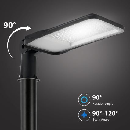 Brilagi - Lampa uliczna LED URBANLIGHT LED/200W/230V czarna IP65