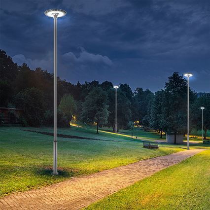 Brilagi - Lampa uliczna LED ze słupem o wysokości 5 m URBANSPARK LED/120W/230V antracyt IP65