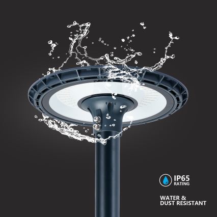 Brilagi - Lampa uliczna LED ze słupem o wysokości 5 m URBANSPARK LED/120W/230V antracyt IP65