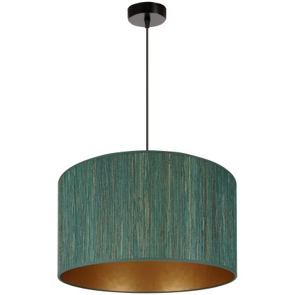 Brilagi - Lampa wisząca na linkach BOSTON ROLLER 1xE27/15W/230V śr. 45 cm słoma zielona/złota
