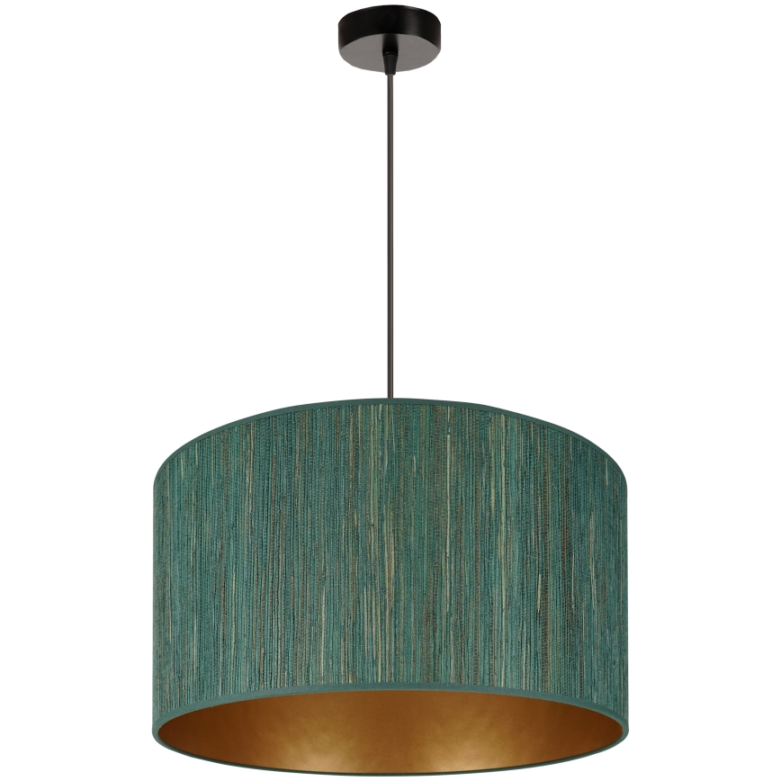 Brilagi - Lampa wisząca na linkach BOSTON ROLLER 1xE27/15W/230V śr. 45 cm słoma zielona/złota